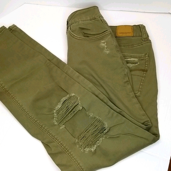 AMERICAN EAGLE TOMGIRL JEANS - Picture 1 of 7